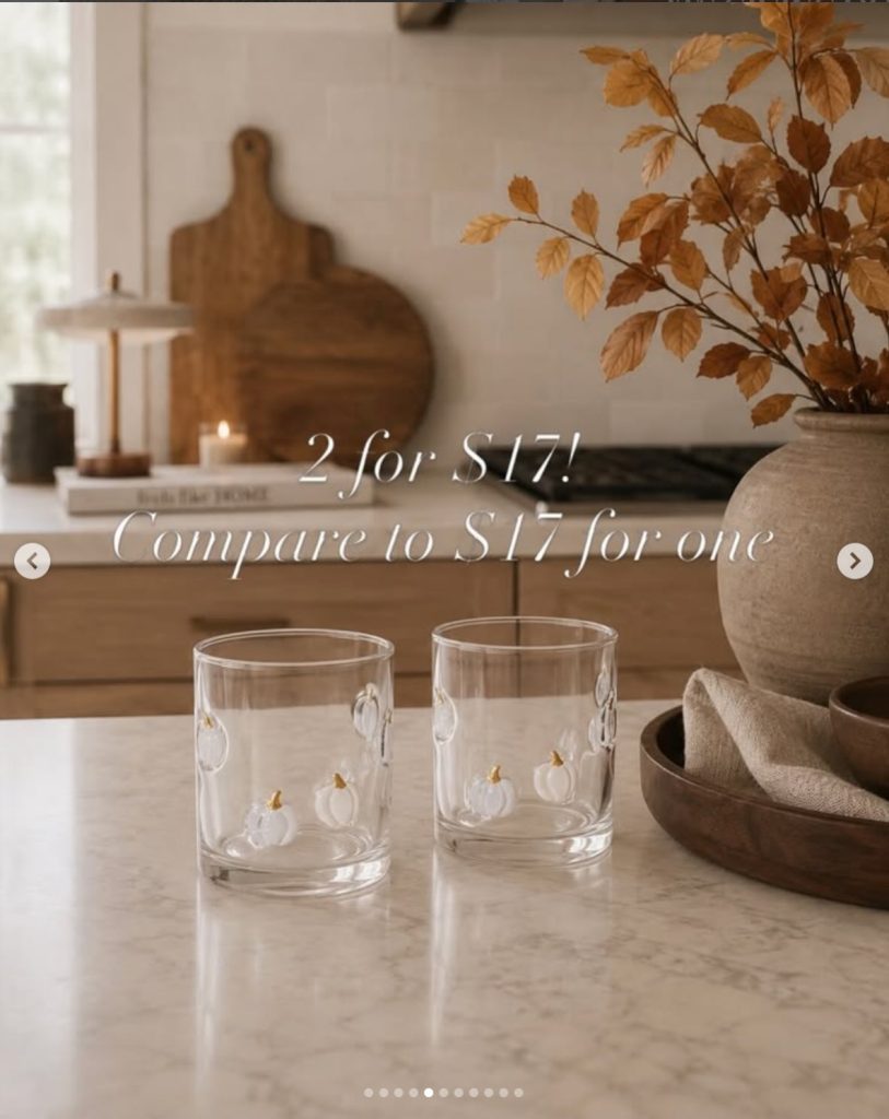 drinking glasses